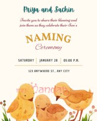 Bird Design Naming Ceremony