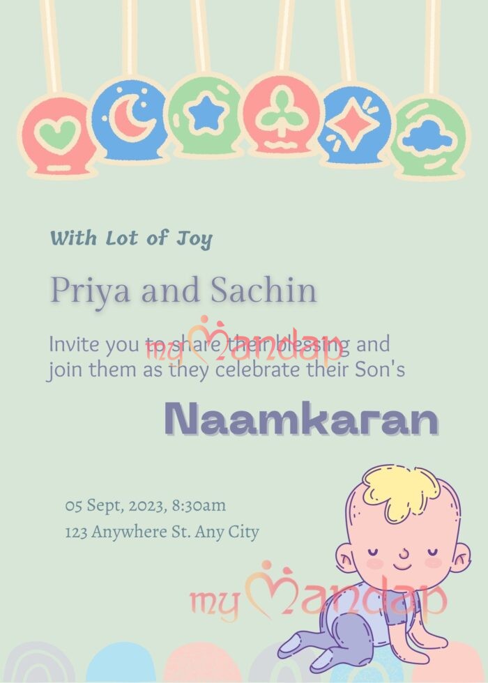 Invitation Card namkaran