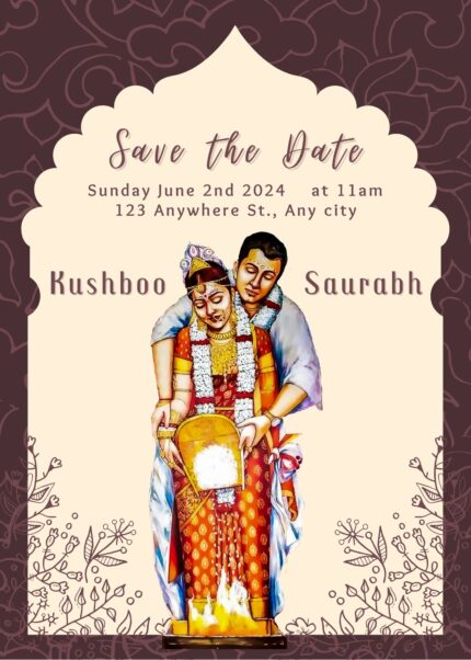 bengali wedding invite